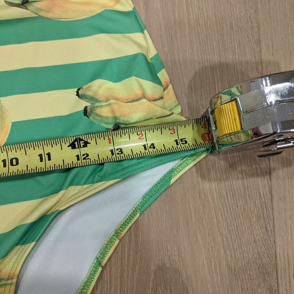 Mod Cloth banana print high rise bikini bottom - Picture 7 of 7